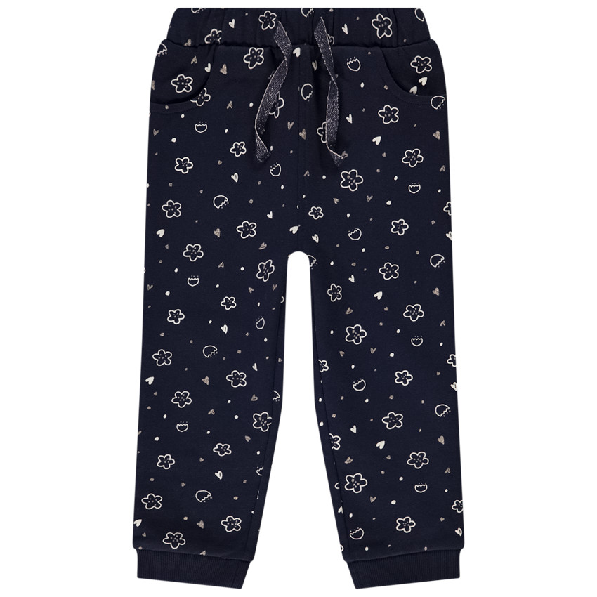 Jogging de felpa con estampado fantasía para bebé niña 