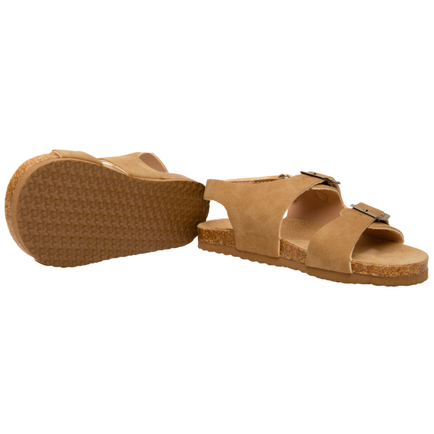 Sandalias velcro de doble hebilla para niño 