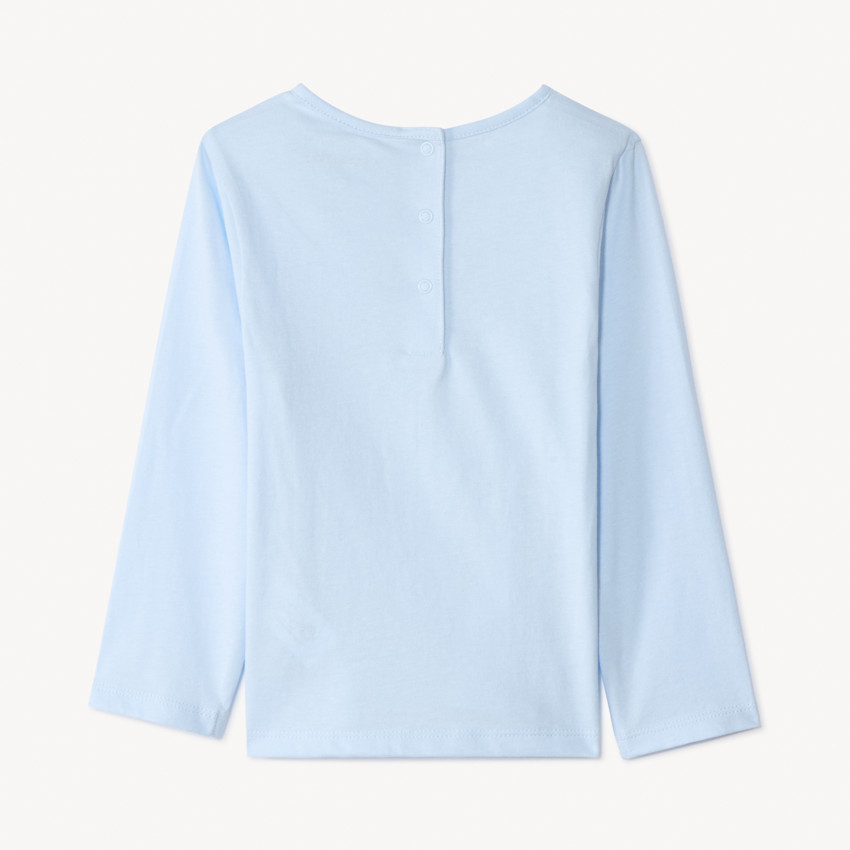 Camiseta de manga larga estampada para bebé niña 