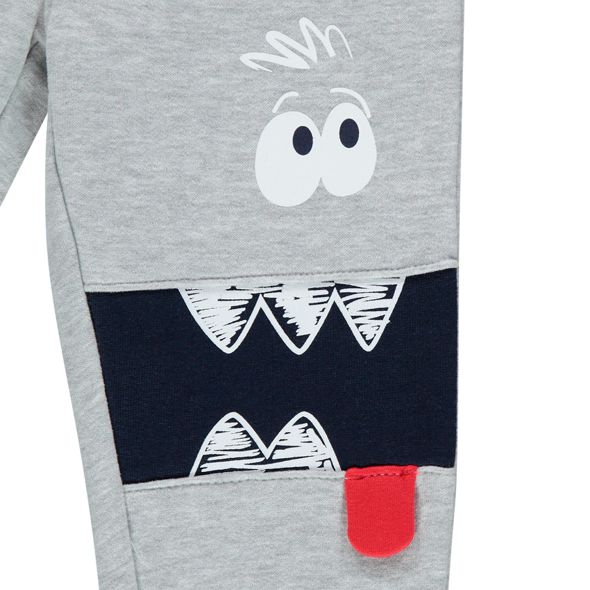 Pantalón jogging print monstruo 