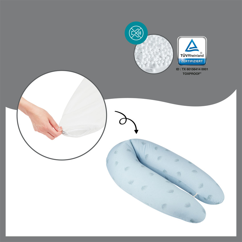 Coussin de grossesse B.Love - Wind bleu  Additional Coussin de grossesse B.Love - Wind bleu