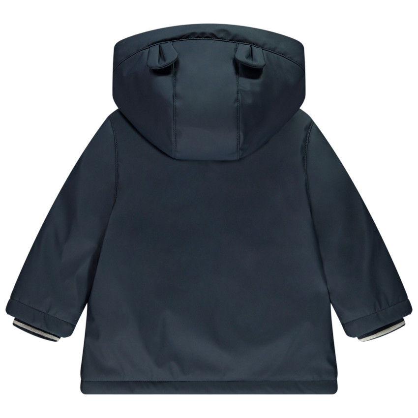 Parka gomme et velours uni avec capuche pour bebe garcon Orchestra
