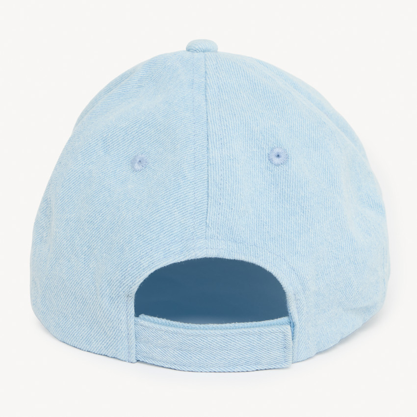 Gorra de denim con bordado para niño 