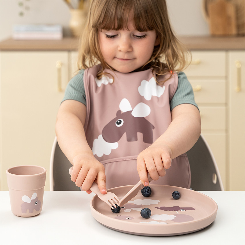 Set de 3 cubiertos Happy Dots Foodie Rosa  Additional Set de 3 cubiertos Happy Dots Foodie Rosa