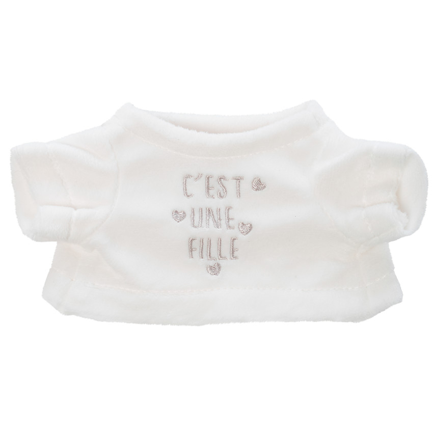 Vestido de peluche para anunciar el nacimiento "¡Es una niña!"  Additional Vestido de peluche para anunciar el nacimiento "¡Es una niña!"