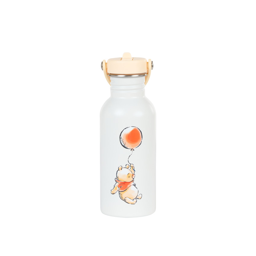 Botella de acero inoxidable con pajita Winnie the Pooh Disney - 500ml 