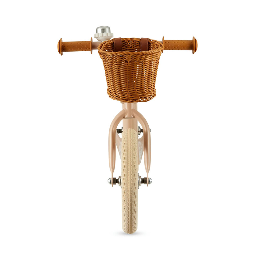 Bicicleta sin pedales con cesta Rapid 2 rosa 