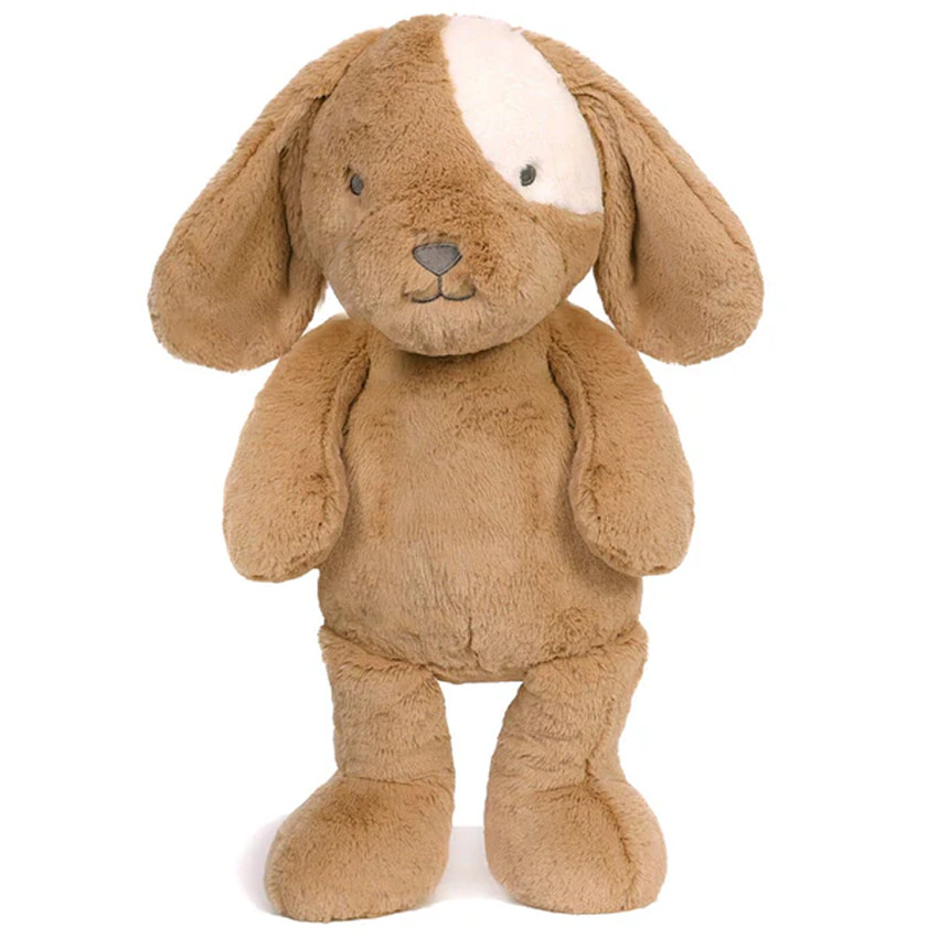 Peluche gran tamaño Duke el perro 52cm - Marrón/ Blanco 