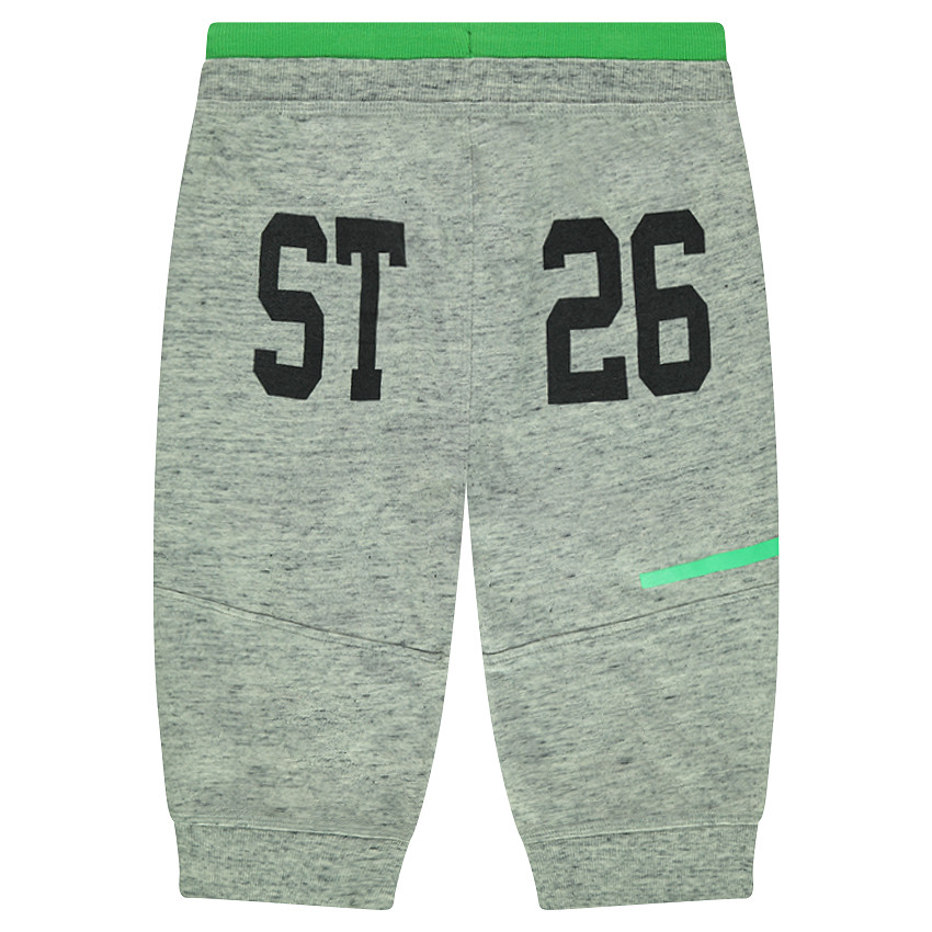 Bermudas de muletón con tiro bajo y estampados de fantasía 