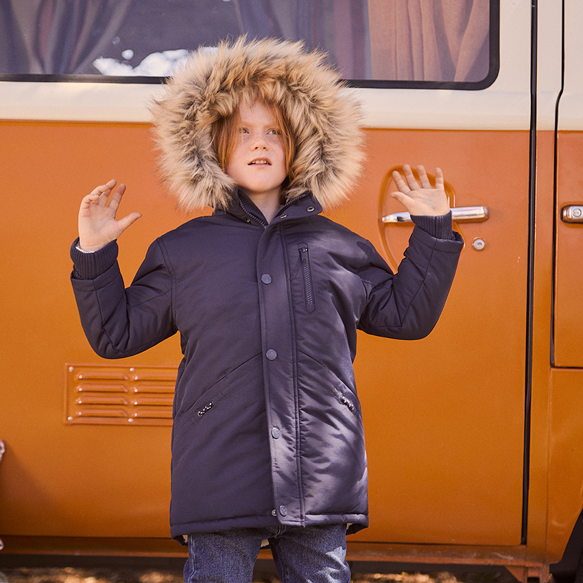 Parka garçon discount