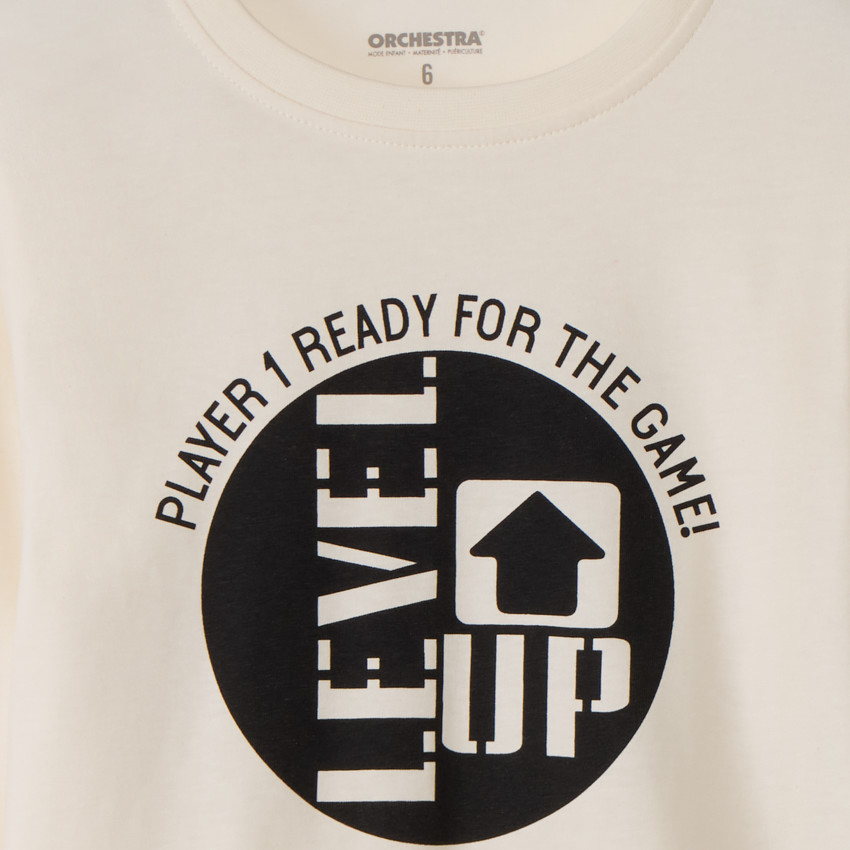 Camiseta de manga larga estampada para niño 
