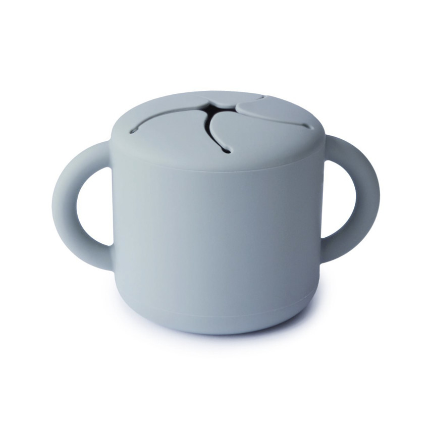 Taza para snack silicona solid powder blue 8.5x8.5x14.5 cm 