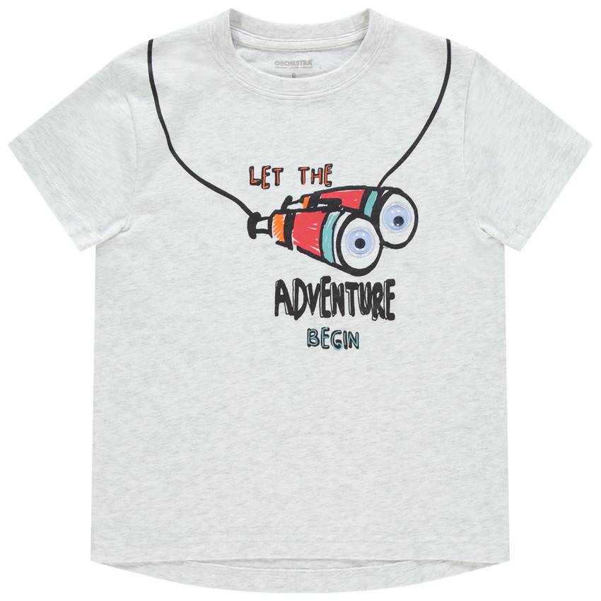 Camiseta manga corta print prismáticos 