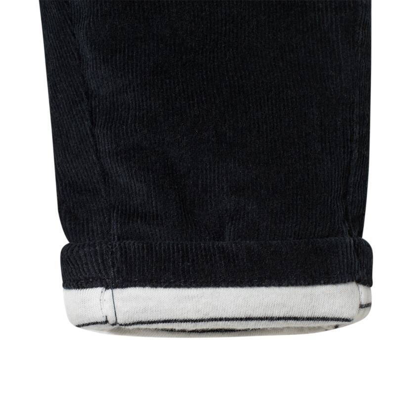 Pantalón de terciopelo forrado de jersey 