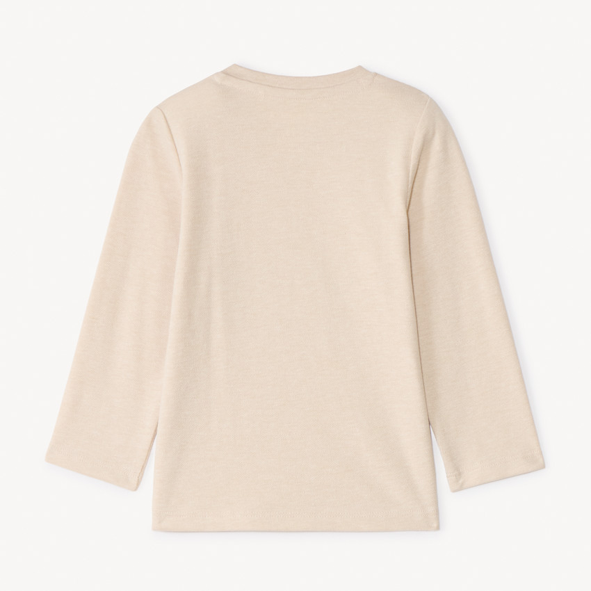 Camiseta de manga larga con estampado de automóvil para bebé niño 