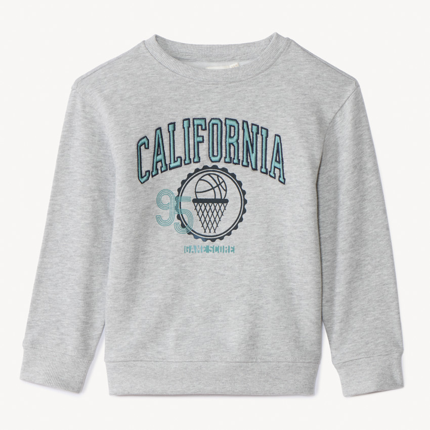 Sweat molleton brodé "California" pour garçon 