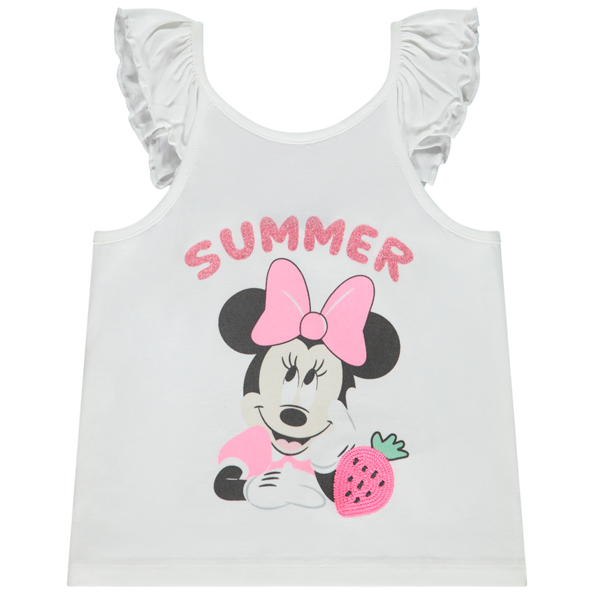 Camiseta sin mangas con estampado fantasía Minnie Disney para bebé niña 