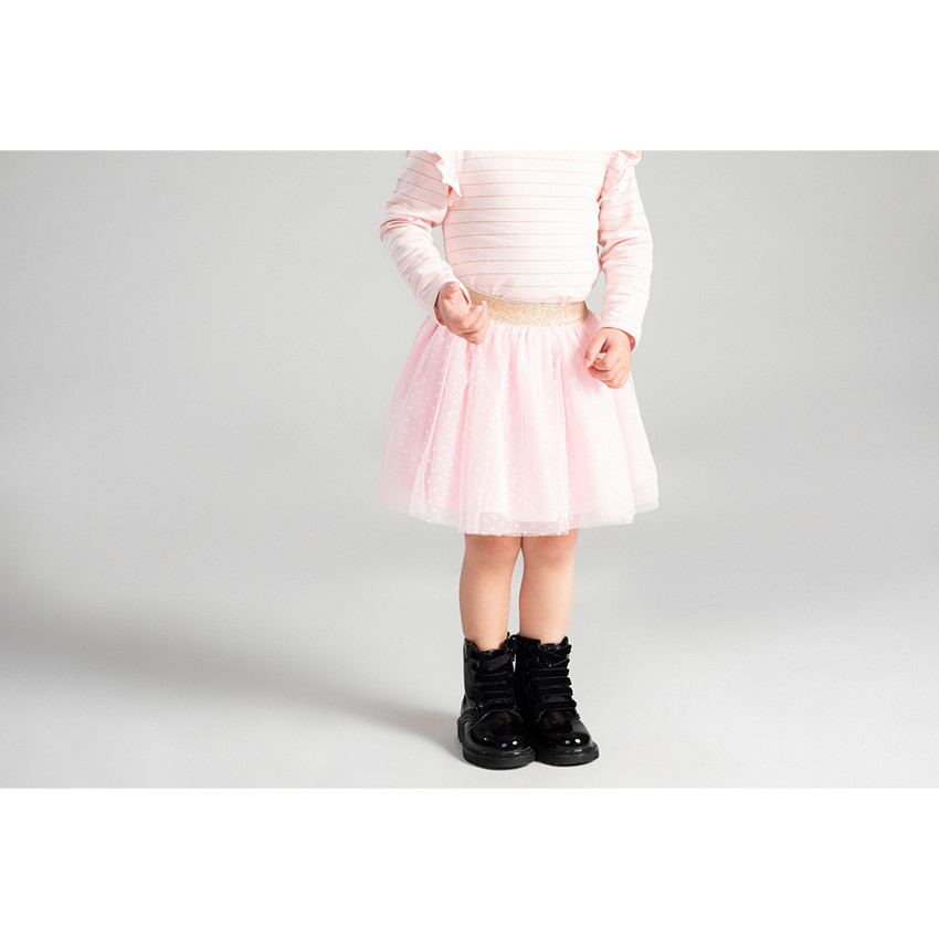 Camiseta de manga larga de punto con finas rayas doradas  Additional Camiseta de manga larga de punto con finas rayas doradas