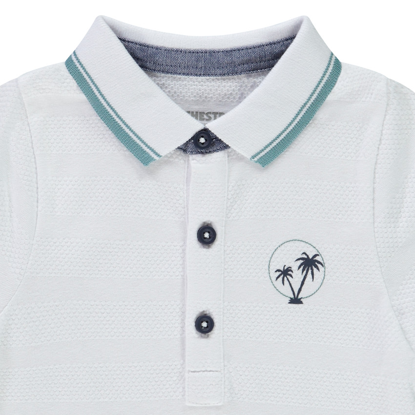 Polo manga corta print fantasía para bebé niño 