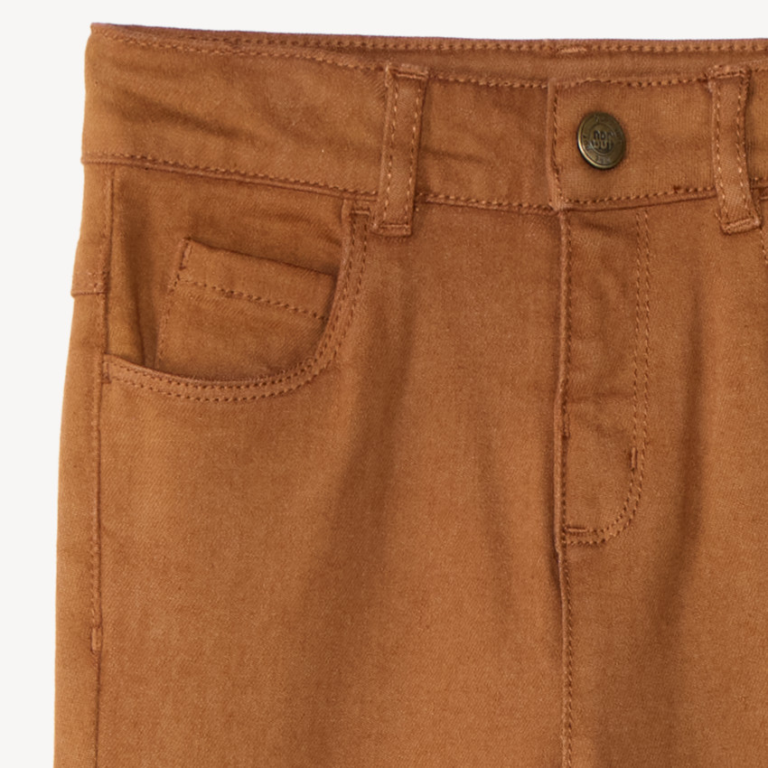 Pantalón de bebé niño en denim liso 