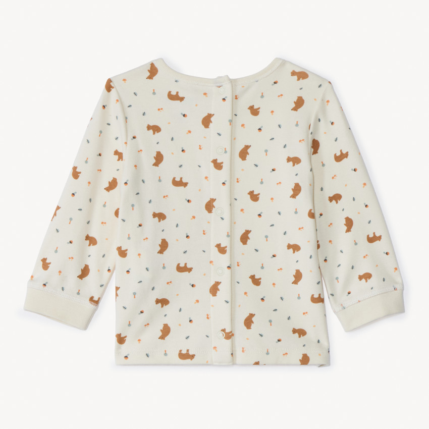 Ensemble 2 pièces avec salopette ludique pour bébé garçon 