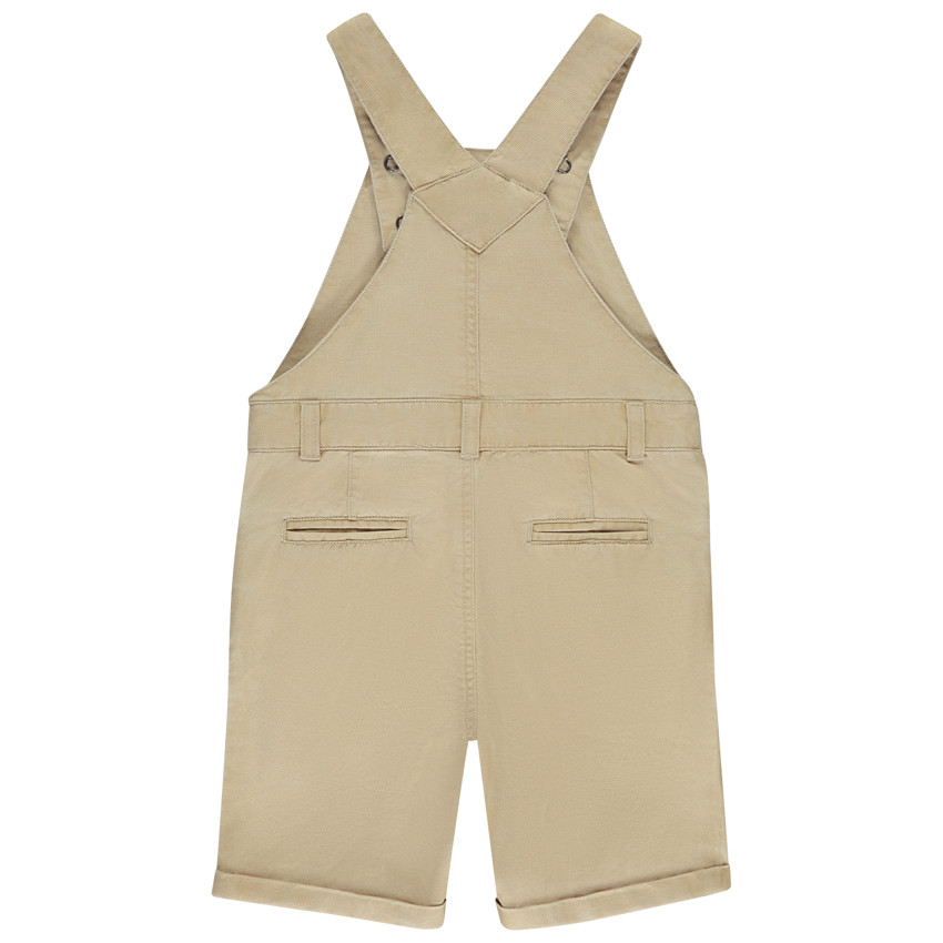 Pelele corto liso de piqué para bebé niño 