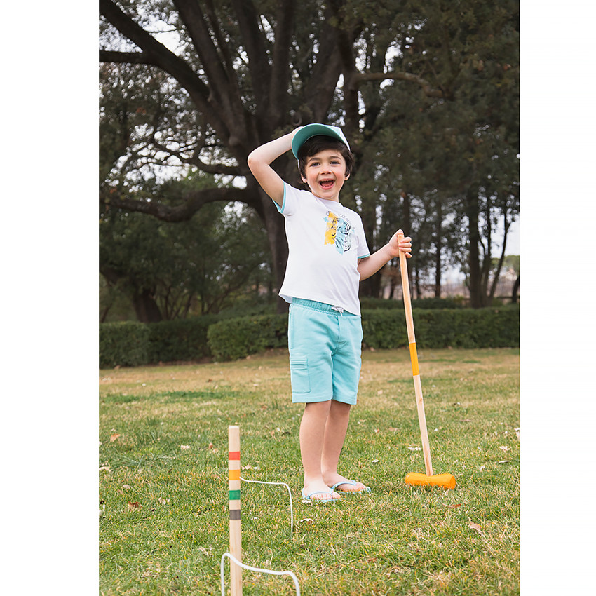 Conjunto camiseta manga corta + bermudas 