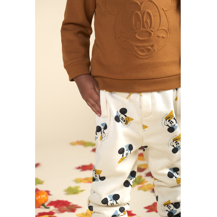 Pantalón de chándal en felpa con estampado de Mickey Mouse de Disney para bebé niño 