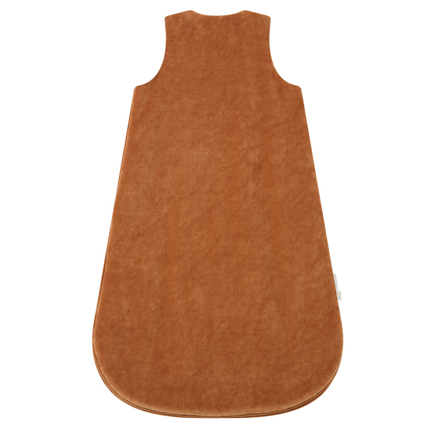 Gigoteuse brodée en velours TOG 2 Douce Hirondelle camel 