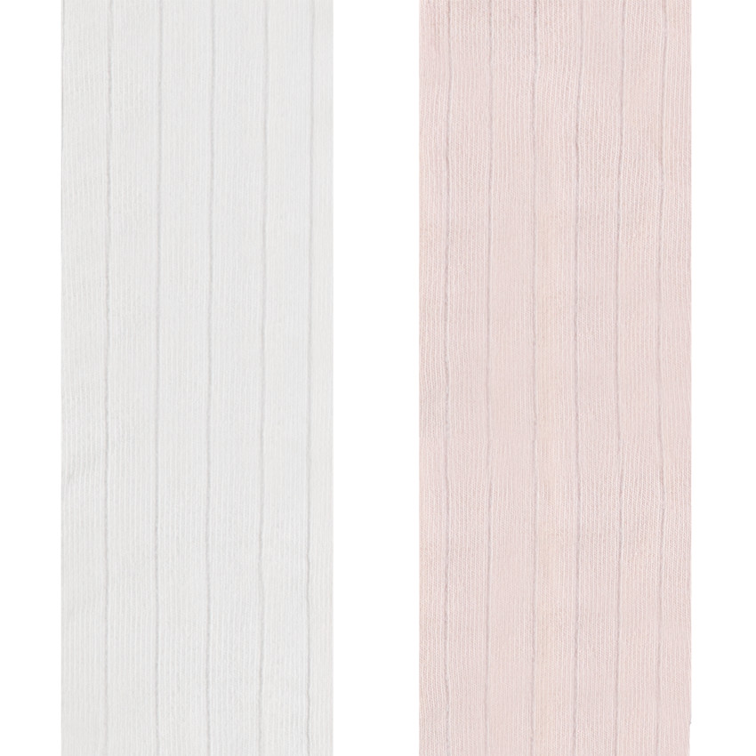 Pack de 2 pares de leotardos gruesos lisos para niña 