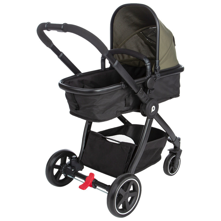 Carrito dúo Théa 2 en 1 kaki negro 