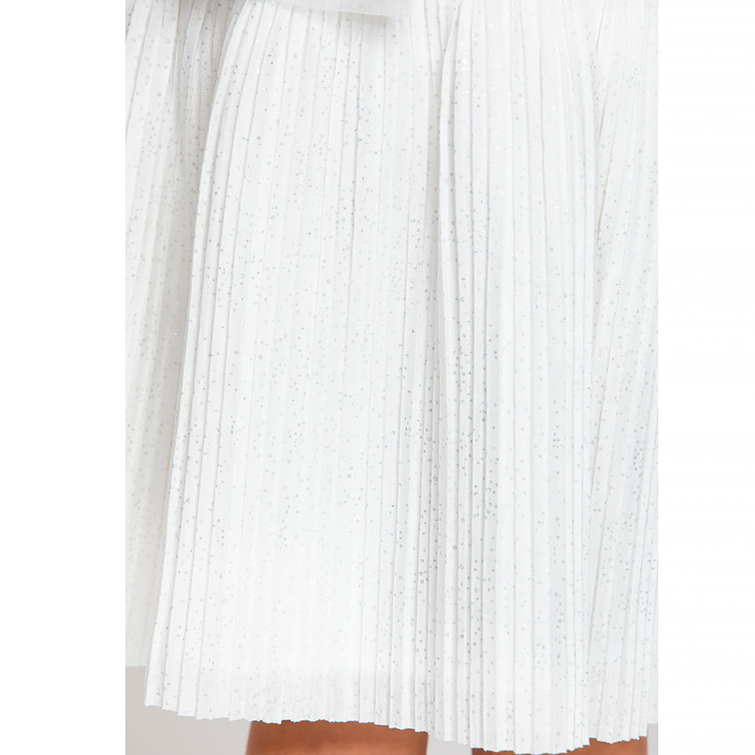 Vestido de ceremonia tul y efecto brillante 