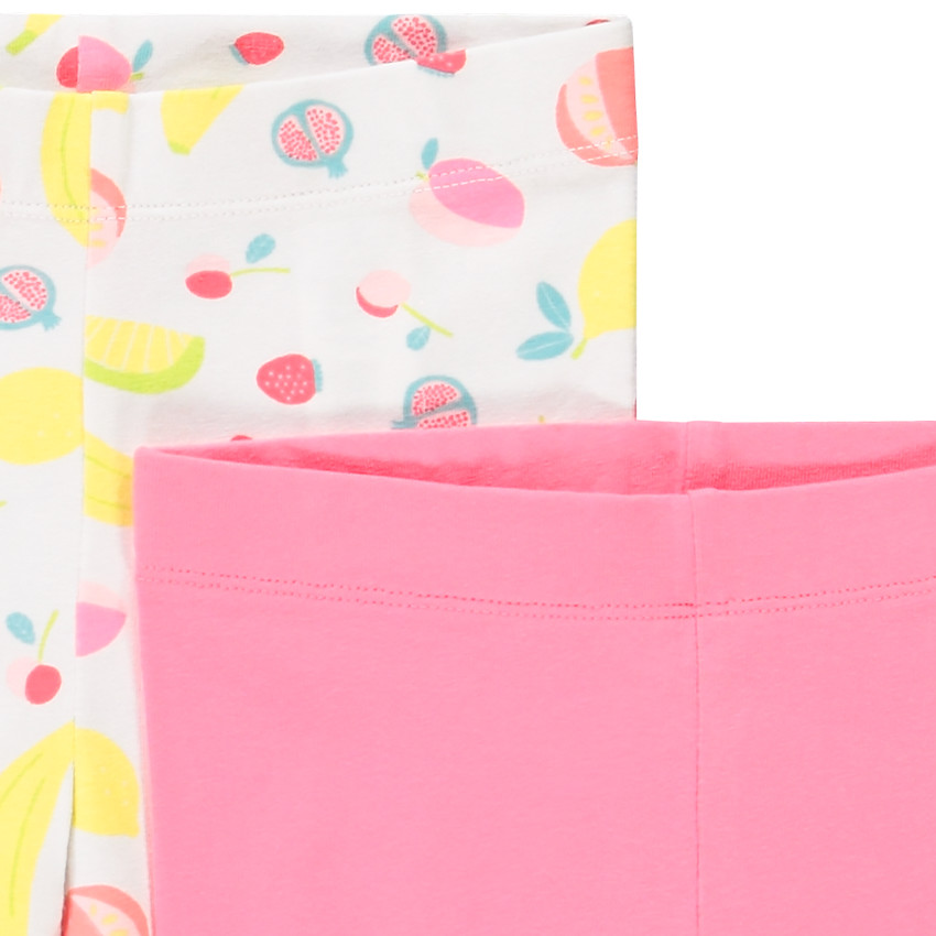 Pack de 4 leggings cortos para niña con estampados variados  Additional Pack de 4 leggings cortos para niña con estampados variados