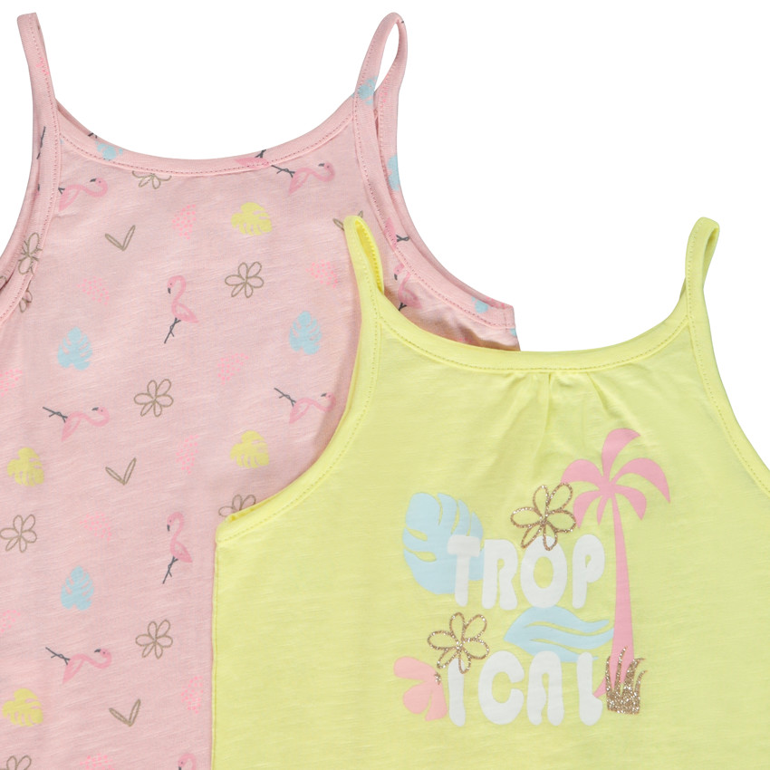 Pack de 5 débardeurs fantásticos para bebé niña 