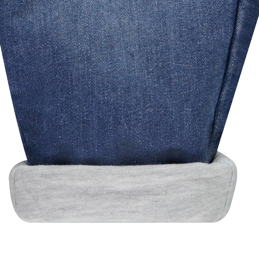 Pantalón de denim con forro de jersey efecto cargo para bebé niño 