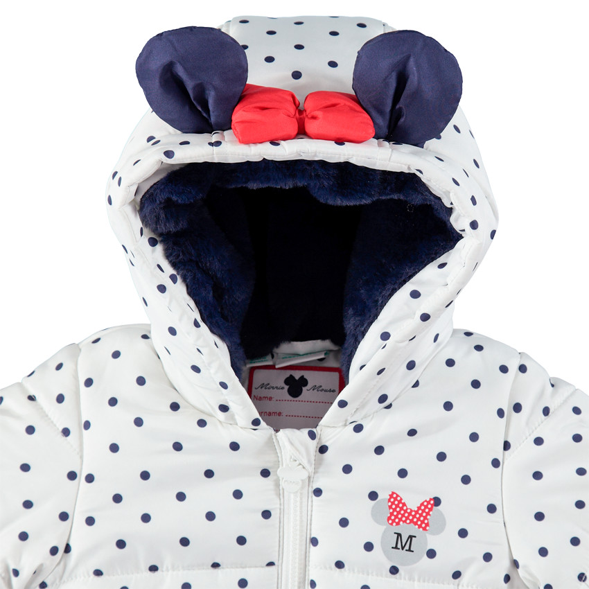 Anorak con lunares y forro de borreguillo con orejas de relieve de Minnie ©Disney   Additional Anorak con lunares y forro de borreguillo con orejas de relieve de Minnie ©Disney
