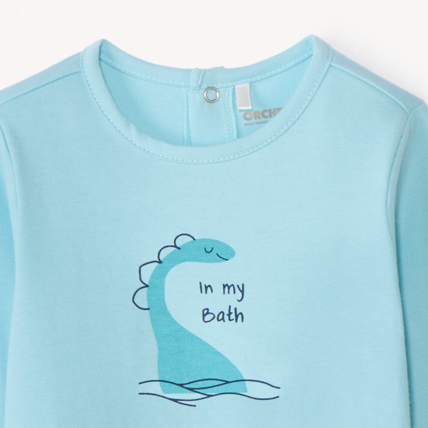 Pijama de jersey estampado para bebé niño 