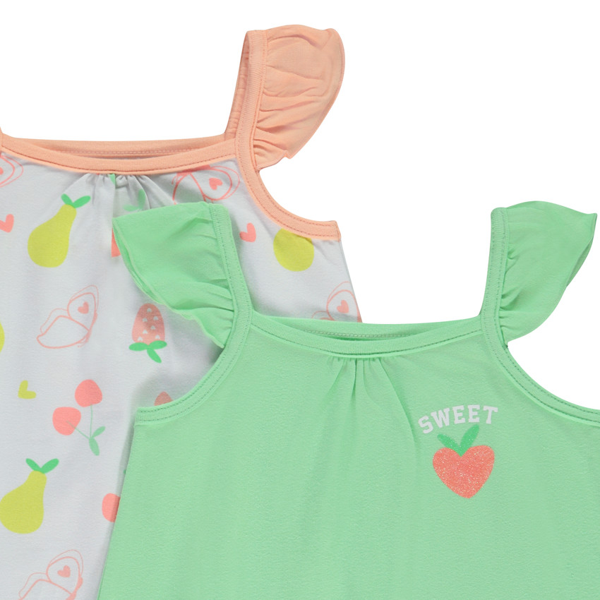 Pack de 4 combishorts fantasía para bebé niña 