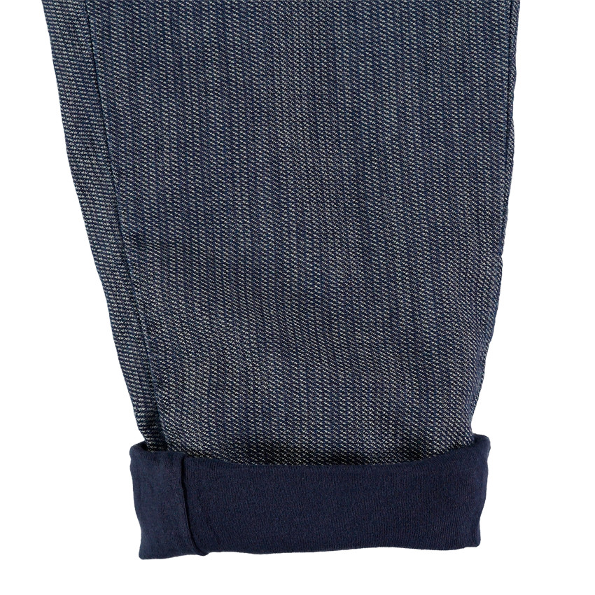 Pantalón de tela de fantasía con tirantes elásticos desmontables 