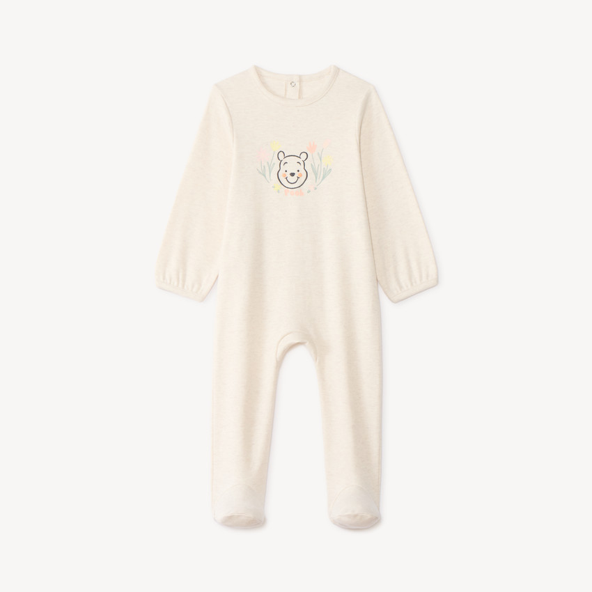 Pijama de interlock de manga larga con estampado de Winnie the Pooh de Disney para bebé niña (terminaciones diferentes según la edad) 