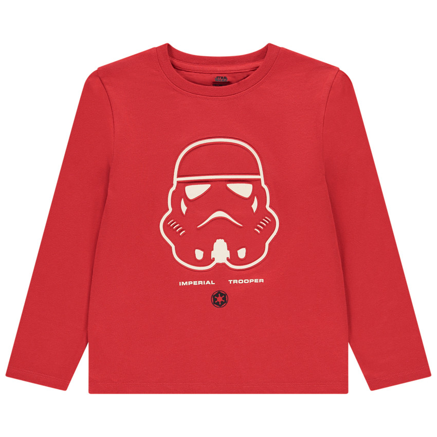 Camiseta de manga larga con diseño de Star Wars para niño 