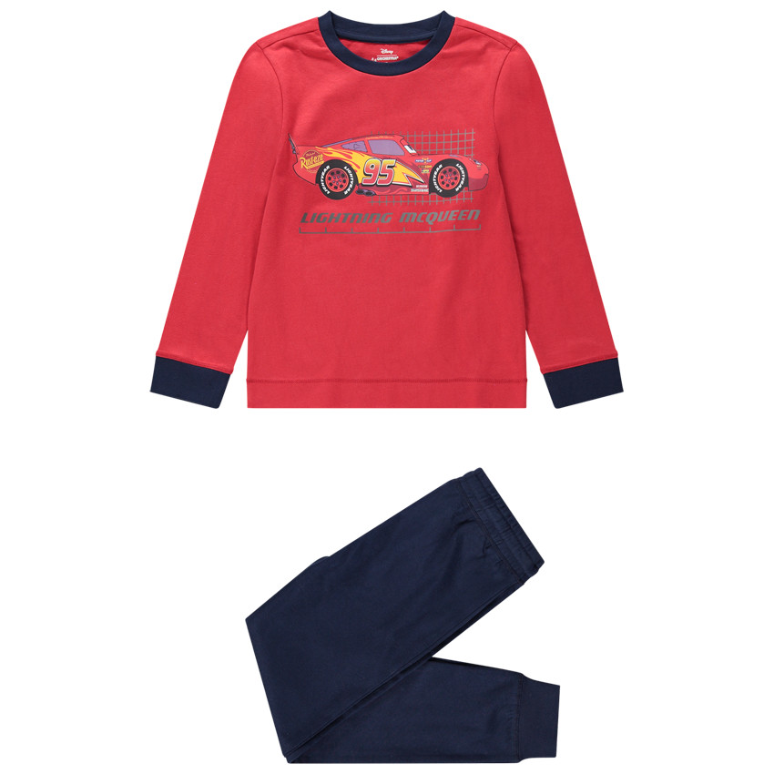 Pijama de 2 piezas de punto de manga larga Cars 