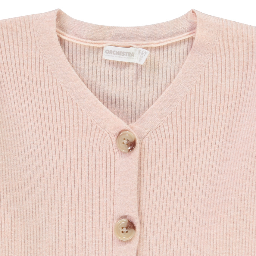 Chaqueta de punto de canalé 