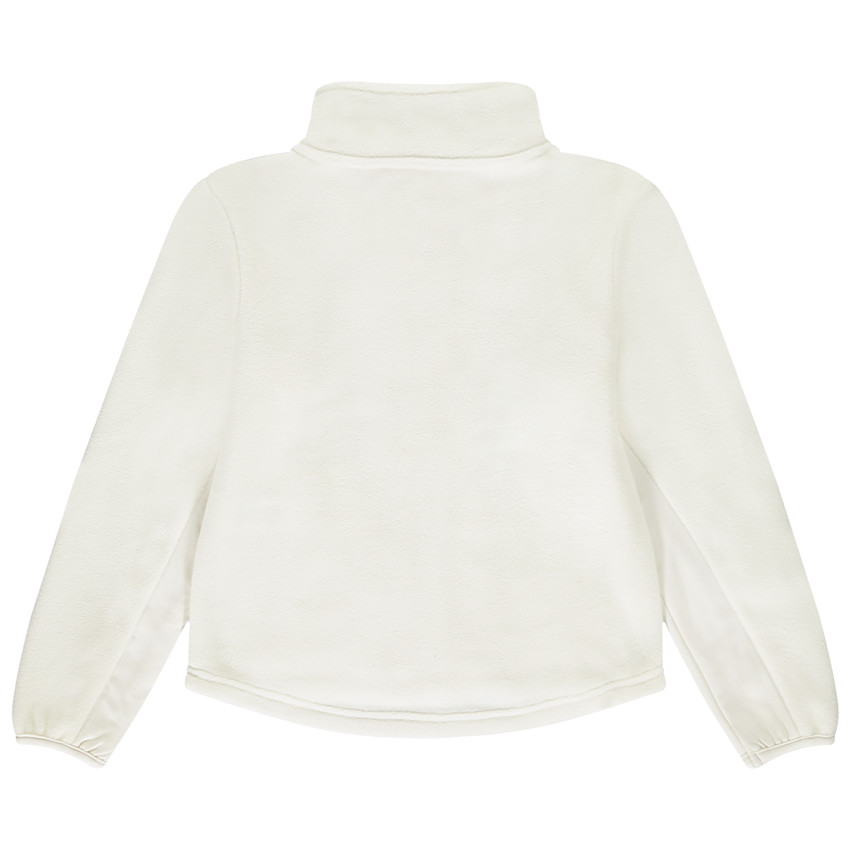 Chaleco con cremallera de micropolar para niña 