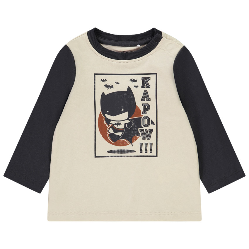 Camiseta efecto colorblock Batman Warner para bebé niño 