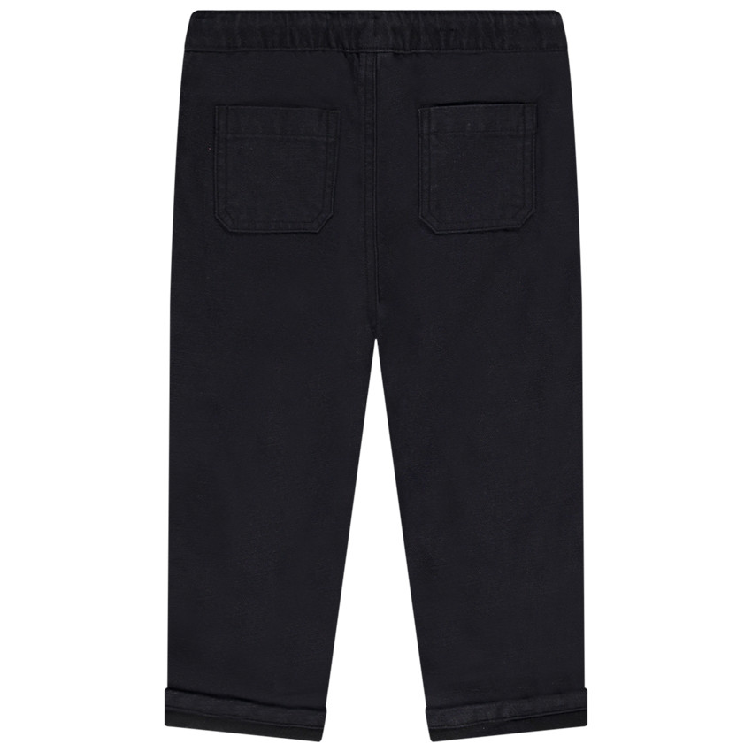Pantalón recto de sarga para bebé niño 