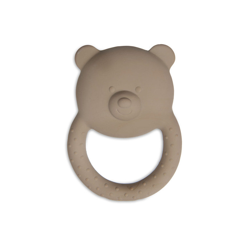 Anneau de dentition en caoutchouc naturel Teddy Bear 