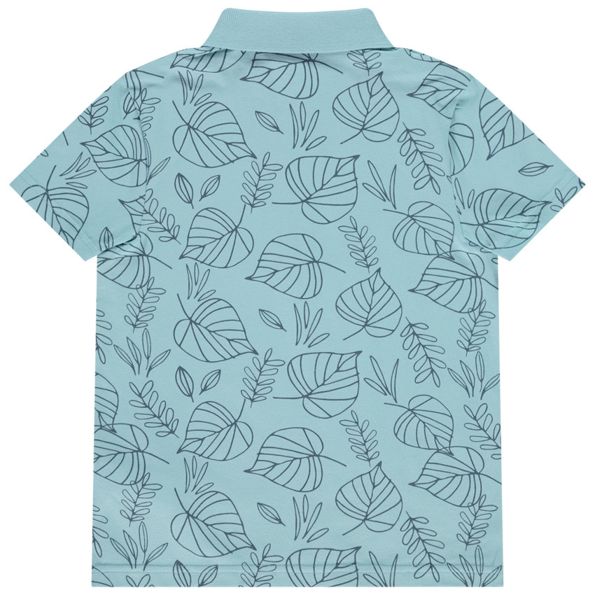 Polo manga corta estampado fantasía para niño 