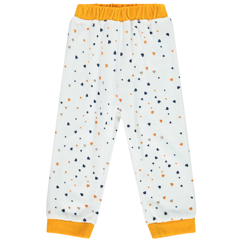 Pijama de tercioleo 2 piezas print corazones Main Pijama de tercioleo 2 piezas print corazones