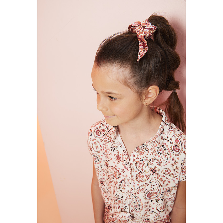 Lote de 2 diademas con lazo estampado bohemio para niña 